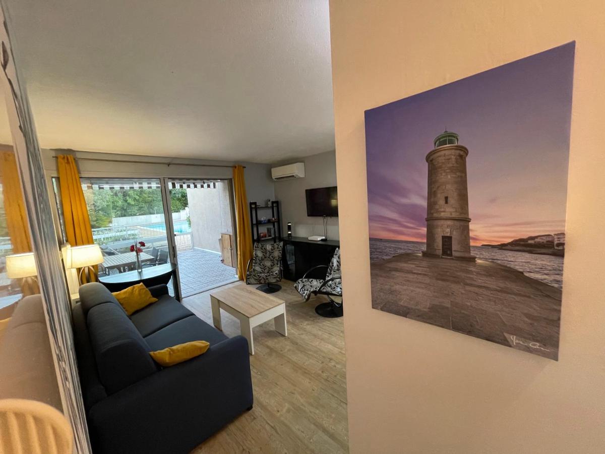 Le Solea - Cassis Centre Residence Le Club Avec Piscine Et Garage Pour 2-4 Personnes Dış mekan fotoğraf